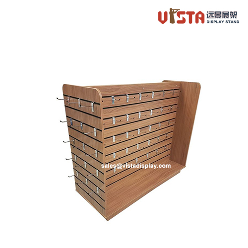 Slatwall Wooden Display Stand